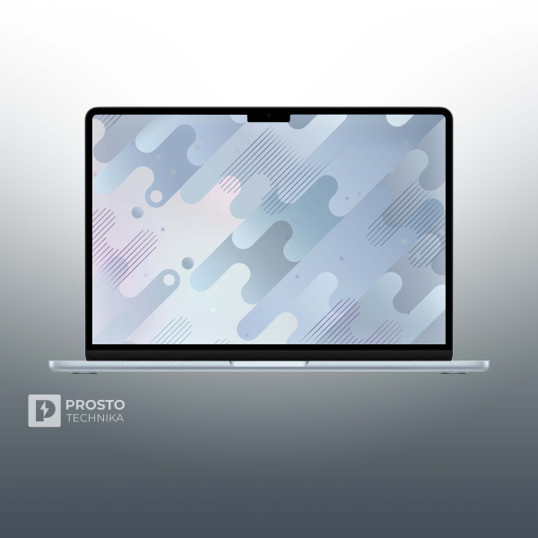 Ноутбук Apple MacBook Air 13" (M4, 10C CPU, 10C GPU, 2025) 24 ГБ, 512 ГБ SSD, Sky Blue MC6V4, английская раскладка